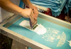 Lem meja sablon